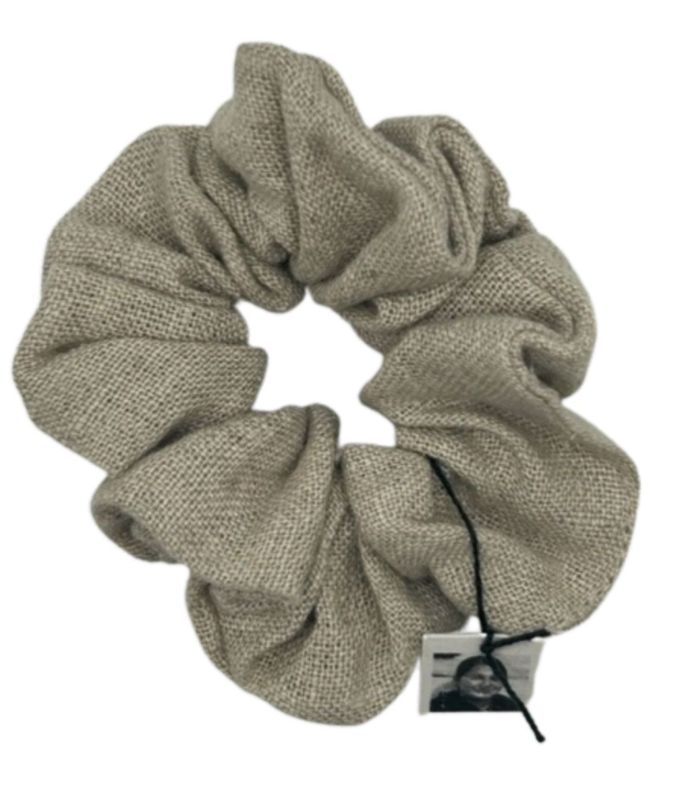 Scrunchies med hale i satin